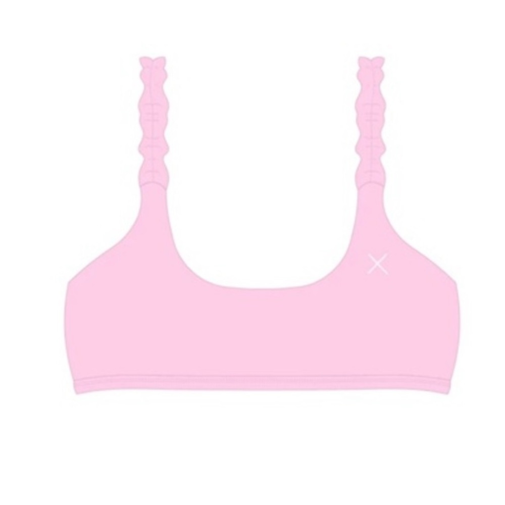Boutine LA wave dusty pink bikini top
